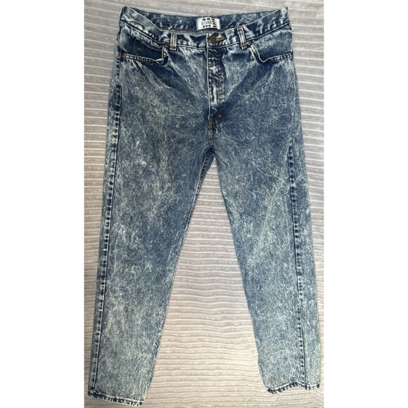 Vintage 90s Gitano Baggy Jeans Mens Acid Wash Hi-Rise Denim 34x32 - Picture 1 of 16
